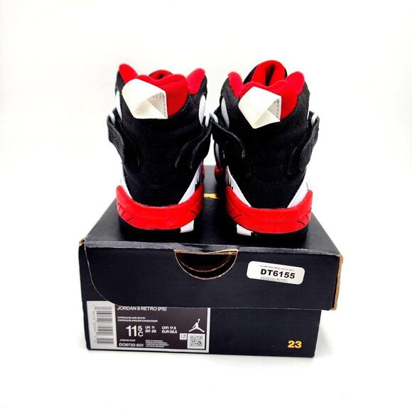 NIKE Air Jordan 8 Retro PS "Paprika" for kids' size 11.5 C - Picture 8 of 10
